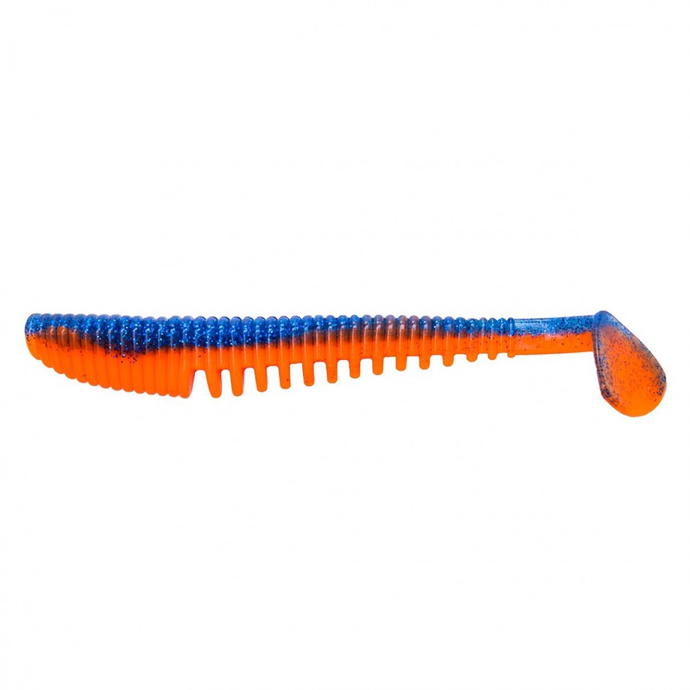 Виброхвост Helios Varuna 4,33"/11см, цвет Star Blue & Orange 7 шт HS-35-044 , 